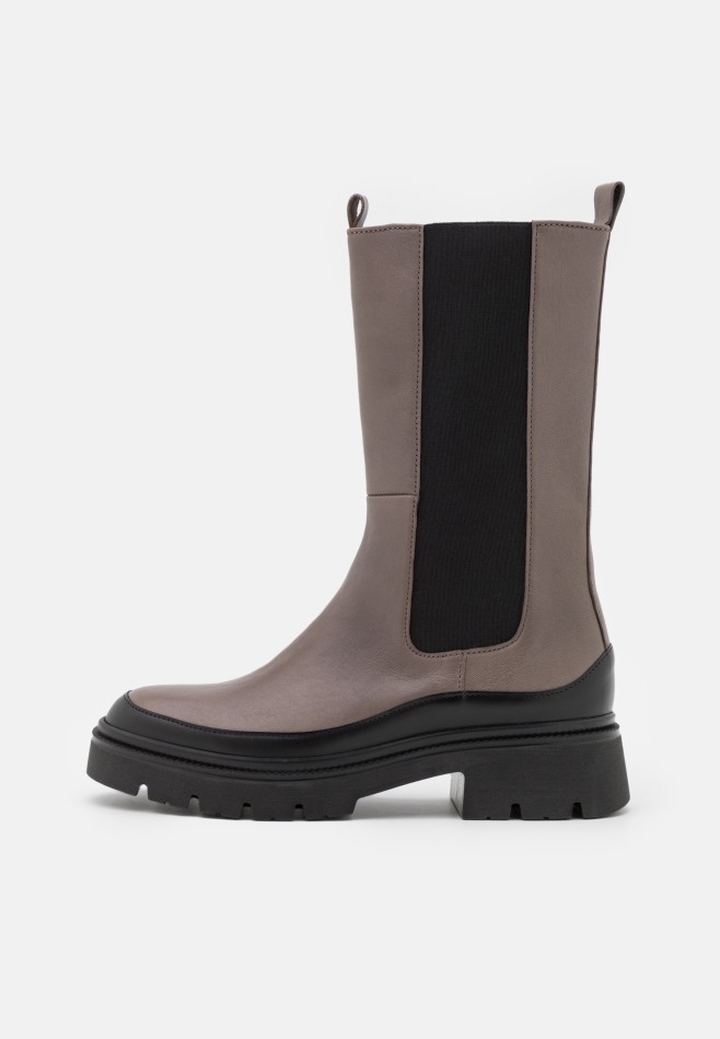 Bottes Plateforme Caramel/noir Gabor | Exclusif